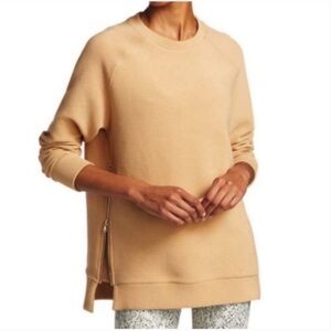 Varley Tan Manning Crewneck Sweater Shirt, Women’s Size Medium